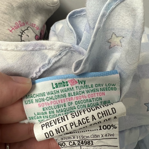 Vintage Lambs & Ivy My Little Snoopy Crib Comforter & Diaper Caddy - Picture 10 of 14